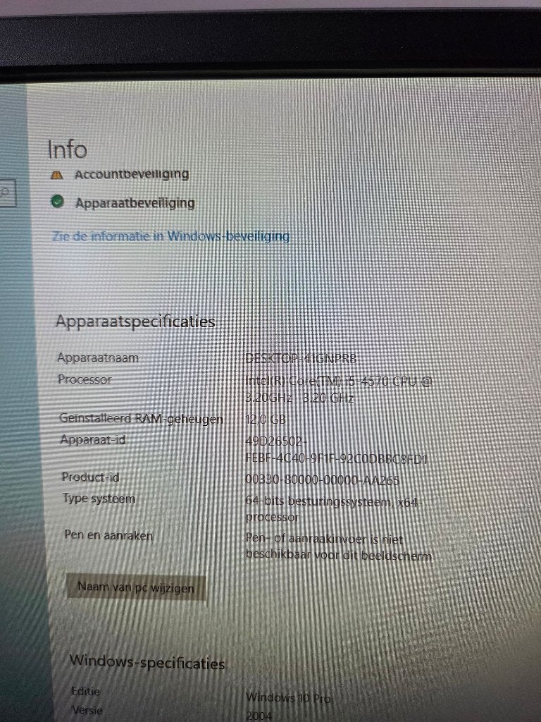 Desktop PC HP, Gebruikt, 8 GB, Ophalen of Verzenden, Intel Core i5