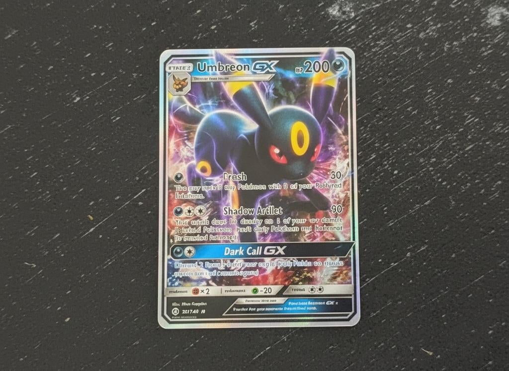 Pokemon umbreon kaart, Verzenden, Zo goed als nieuw