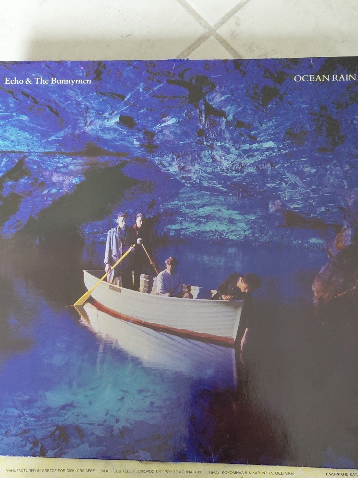 Echo & The Bunnymen - Ocean Rain LP (Grieks, 1984), LP, Gebruikt, Ophalen of Verzenden, Import
