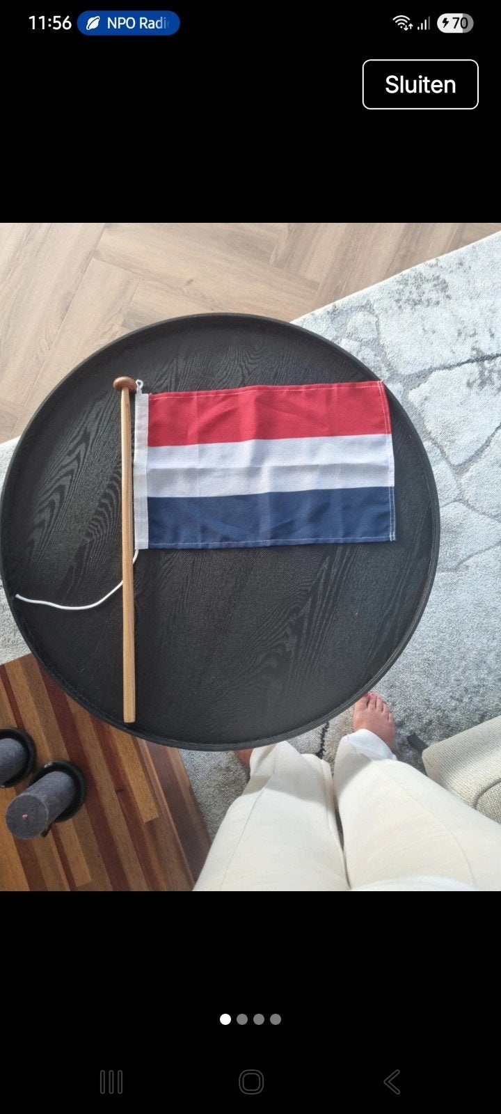 Bootvlaggetje met stok, Ophalen of Verzenden, Nieuw