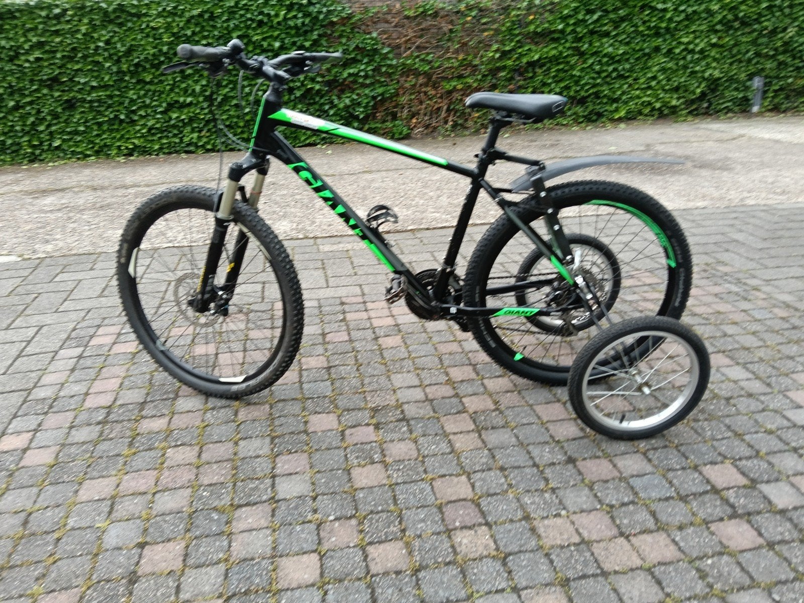 Fiets zijwielen voor mountainbike of heren/dames fiets, Gebruikt, Overige typen, Staal, Ophalen of Verzenden