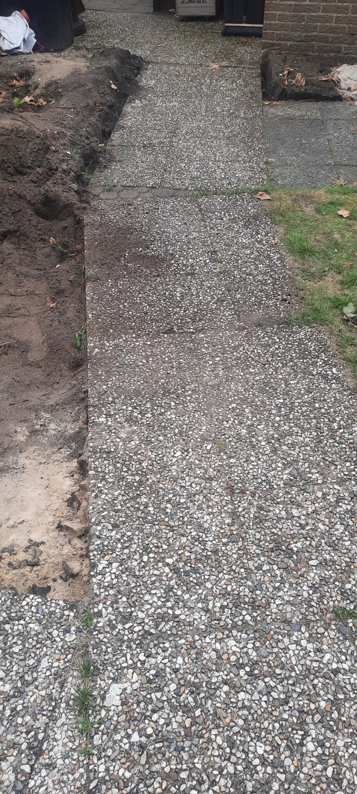 gratis grindtegels 40x60cm, Ophalen, Gebruikt