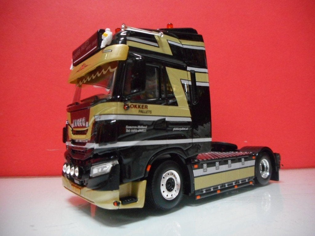 WSI IVECO PLOKKER PALLETS 01-4026, Ophalen of Verzenden, Nieuw, Bus of Vrachtwagen, Wsi