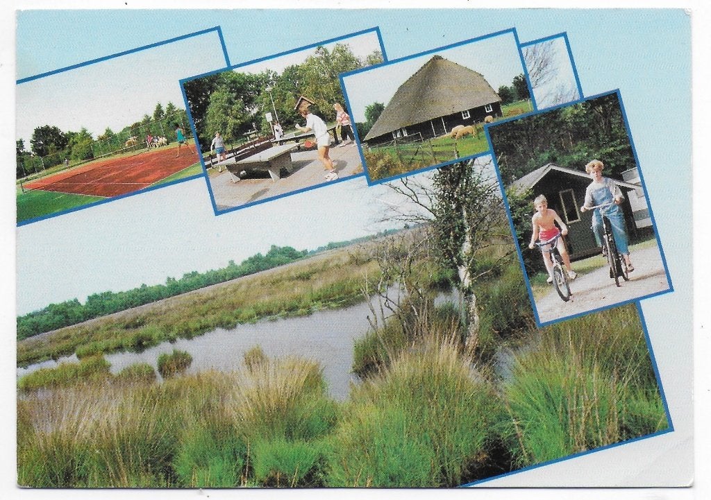 Nijverdal camping de Noetselerberg ansichtkaart ( B2573), Ophalen of Verzenden, 1980 tot heden, Gelopen