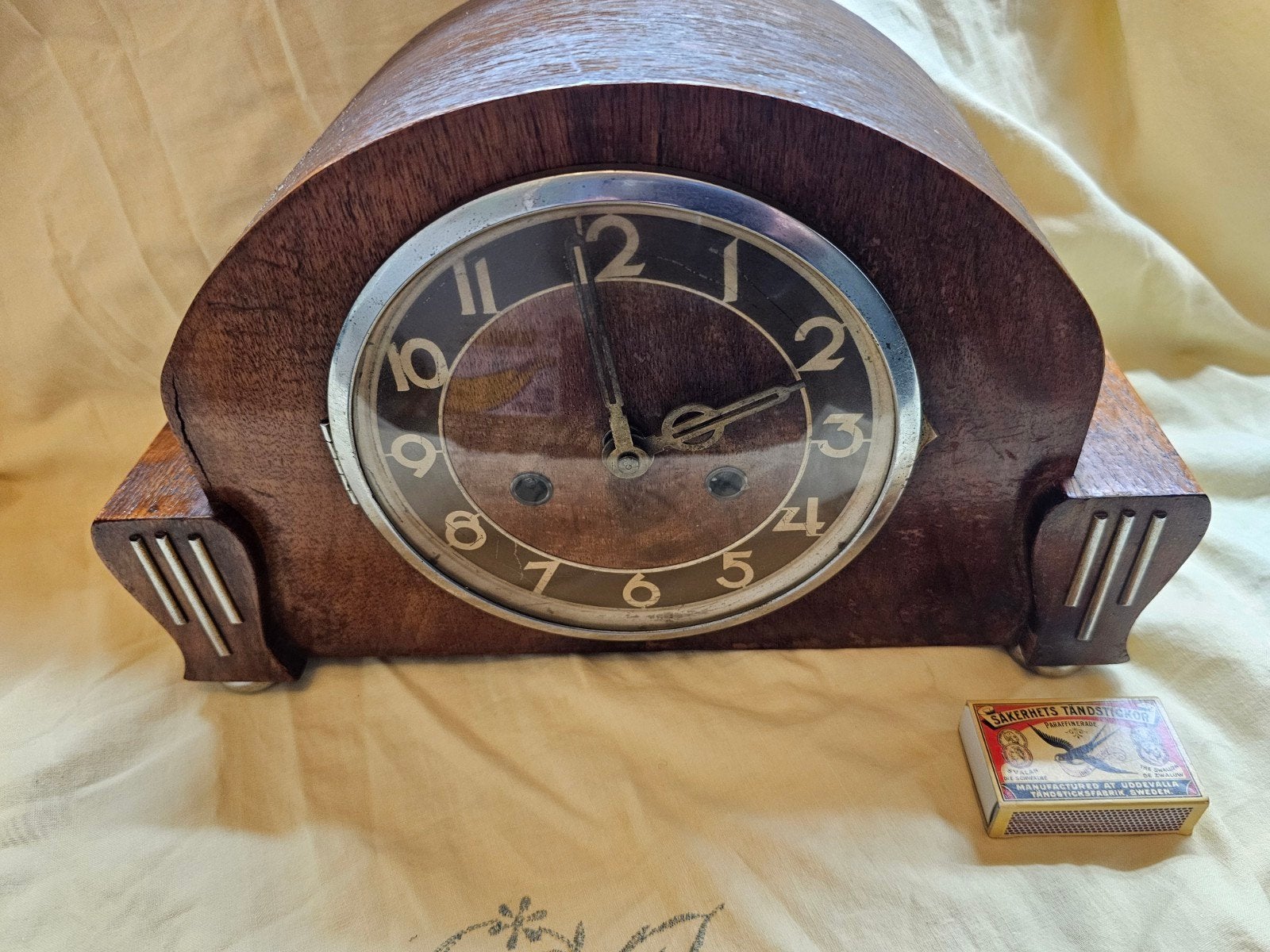 pendule, Ophalen of Verzenden, Met slagwerk, Wandklok