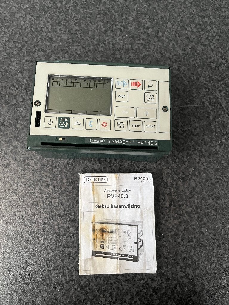 Landis & Gyr Sigmagyr RVP 40.3 verwarmingsregelaar, Ophalen of Verzenden, Gebruikt