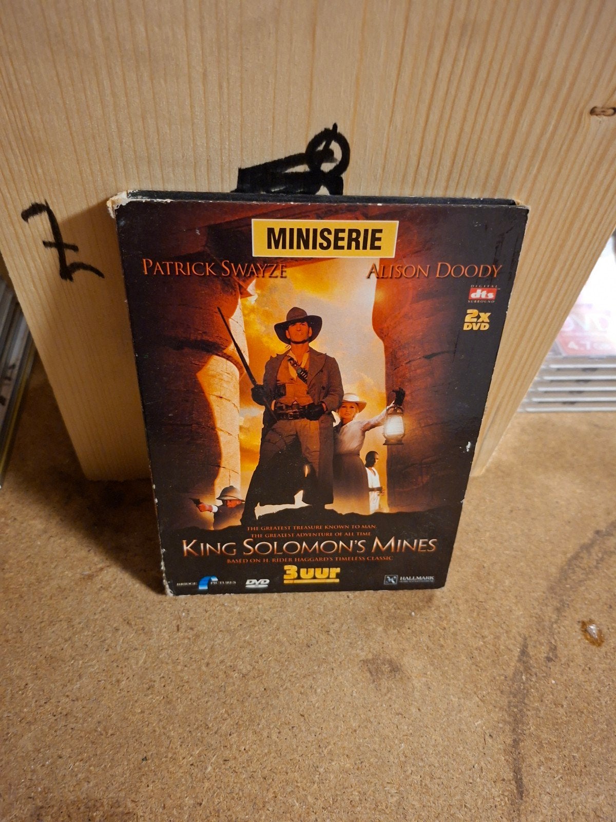King Solomon's Mines Miniserie DVD - Patrick Swayze, Cd's en Dvd's, Nederlands, Ophalen of Verzenden, Actie en Avontuur, Vanaf 12 jaar