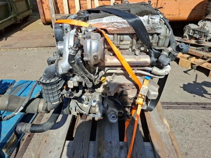 Motor van een Alfa Romeo Giulia