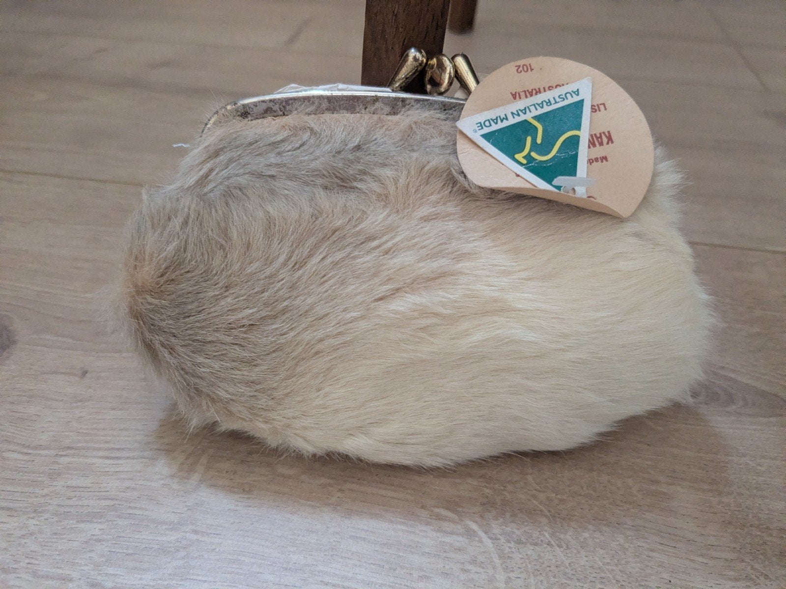 vintage portomonee van Kangaroo leer, Ophalen of Verzenden, Overige materialen, Dame