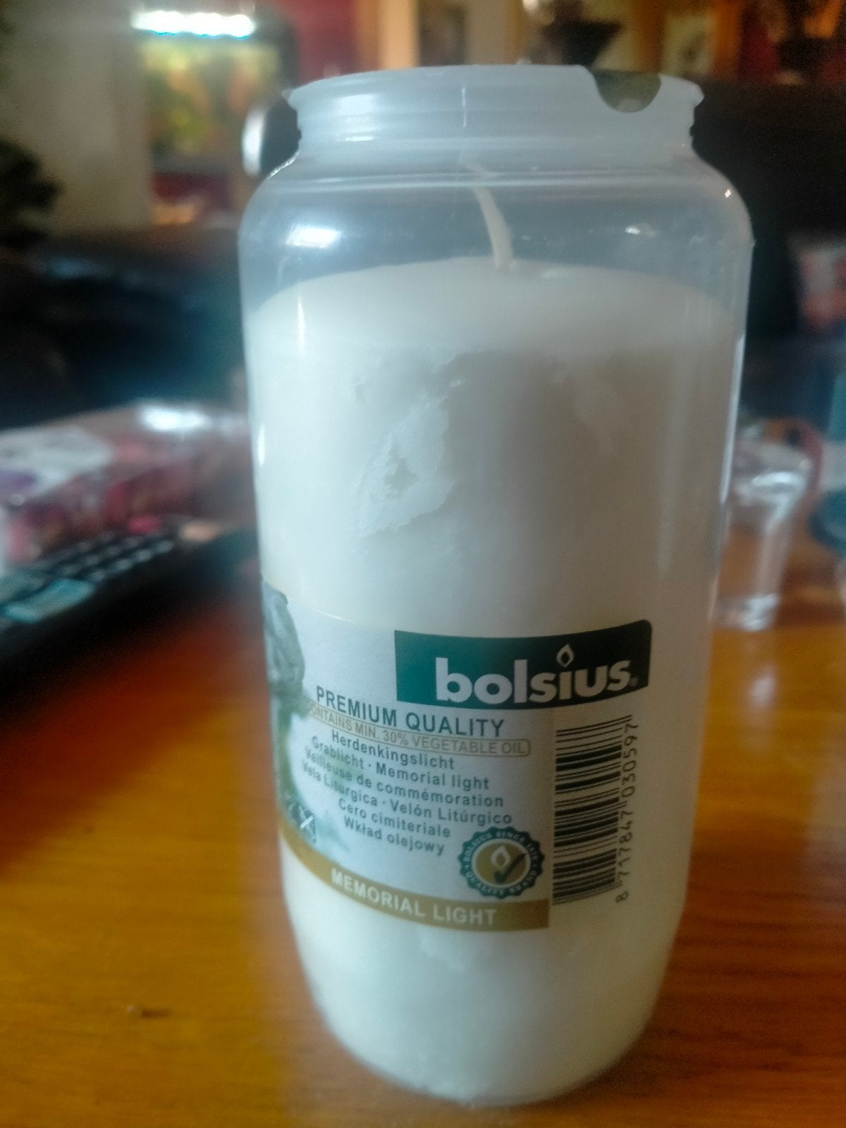 te koop graf kaarsen, Ophalen