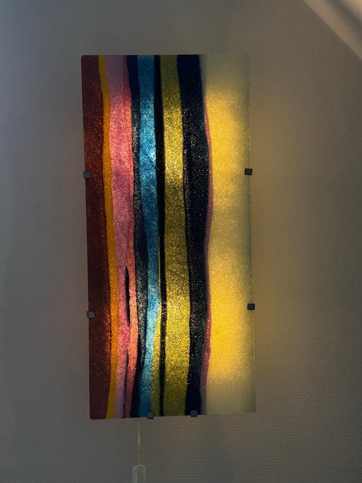 Prachtige vintage IKEA Gyllen wandlamp, Huis en Inrichting, Lampen | Wandlampen, Ophalen, Indirect licht, Meerkleurig, Overige fittingen
