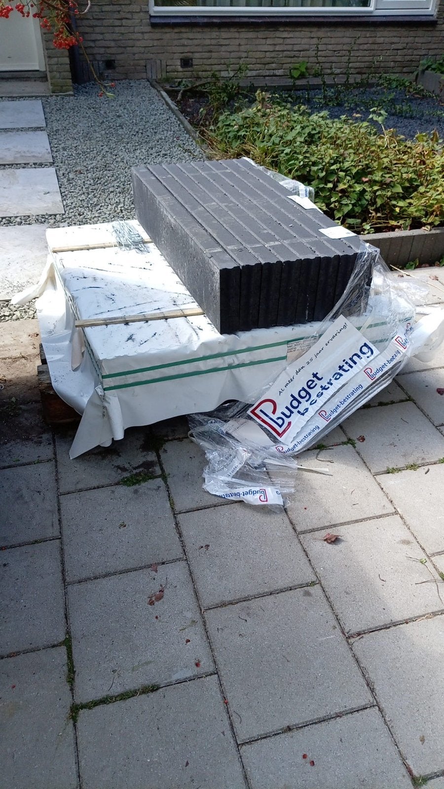 Opsluitbanden antraciet 6x20x100 cm, Ophalen, Overige typen, Nieuw, Minder dan 5 m²