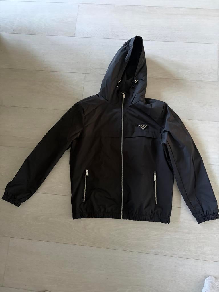 Prada Windbreaker Heren Zwart Maat S Waterafstotend, Kleding | Heren, Jassen | Winter, Ophalen of Verzenden, Zo goed als nieuw
