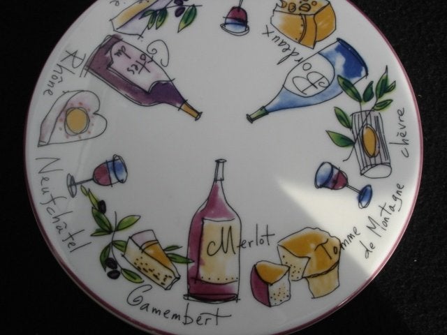 Villeroy & Boch [ ? ] kaasplank jaren 50/ 60, Antiek en Kunst, Ophalen of Verzenden