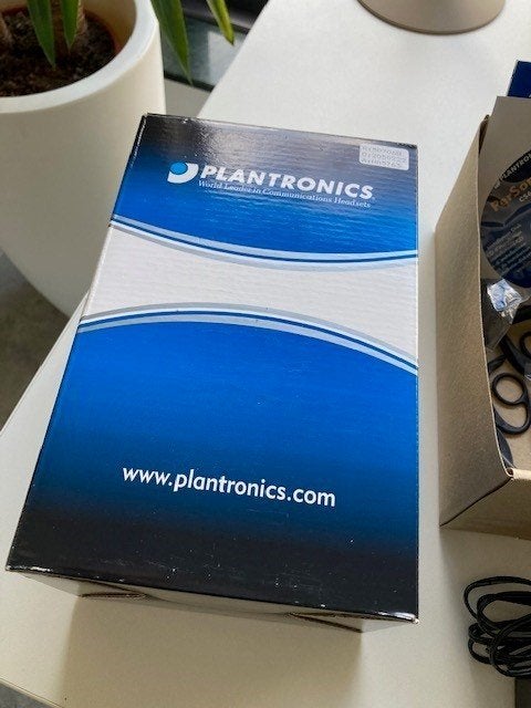Plantronics Headset CS60, Computers en Software, Headsets, Gebruikt, Over-ear, Draadloos, Ophalen