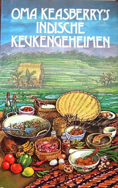 Oma Keasberry's Indische Keukengeheimen, Ophalen of Verzenden, Zo goed als nieuw, Azië en Oosters