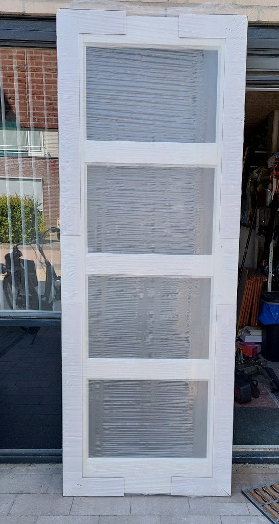 Skantrae houten binnendeur, Doe-het-zelf en Verbouw, Deuren en Horren, Ophalen, 80 tot 100 cm, 215 cm of meer, Binnendeur