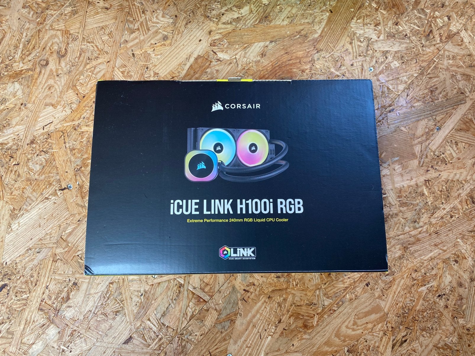 Corsair iCUE LINK H100i RGB, Zwart, Computers en Software, Ophalen of Verzenden, Zo goed als nieuw, Waterkoeling