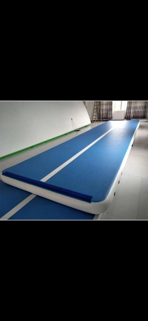Airtrack Nordic 6 meter!, Ophalen, Kindermaat 122 t/m 140, Zo goed als nieuw, Blauw
