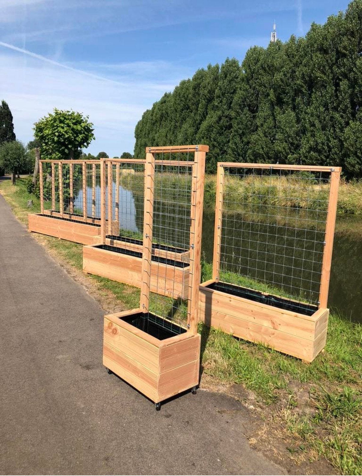 Plantenbakken/boombakken op maat gemaakt, Ophalen, Nieuw, Hout, Binnen