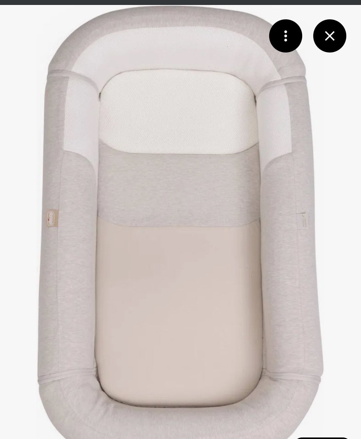 Chicco Baby Cocoon - Grijs Ovaal, Kinderen en Baby's, Babywiegjes en Ledikanten, Ophalen, Zo goed als nieuw, Wieg