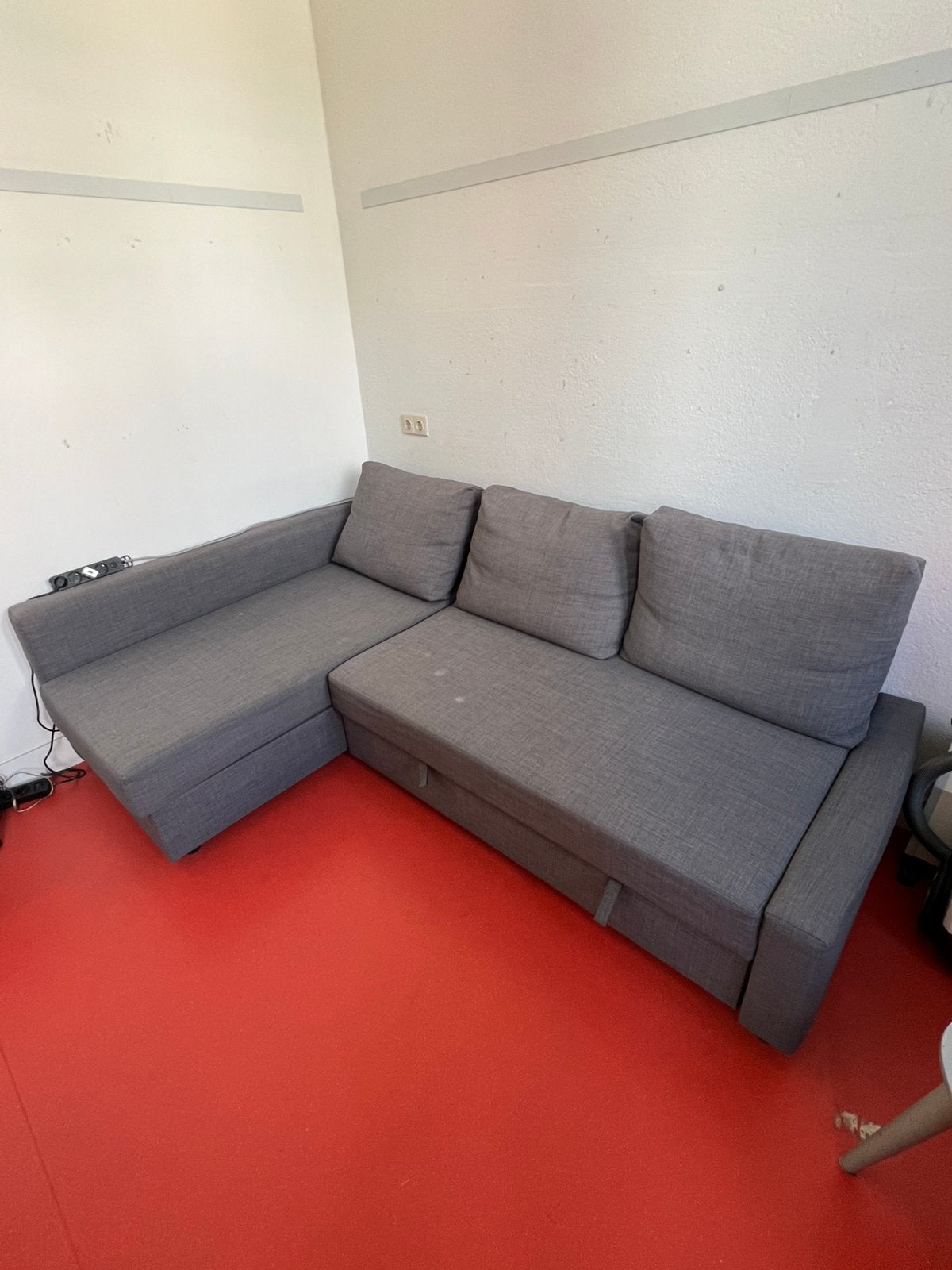 IKEA FRIHETEN / KLAGSHAMN Corner sofa-bed with storage, Ophalen, Gebruikt