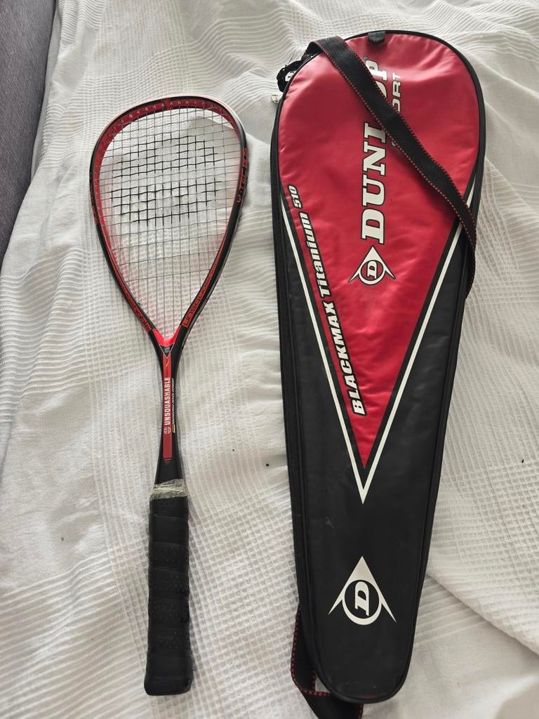 Unsquashable squashracket met Dunlop hoes, Ophalen of Verzenden