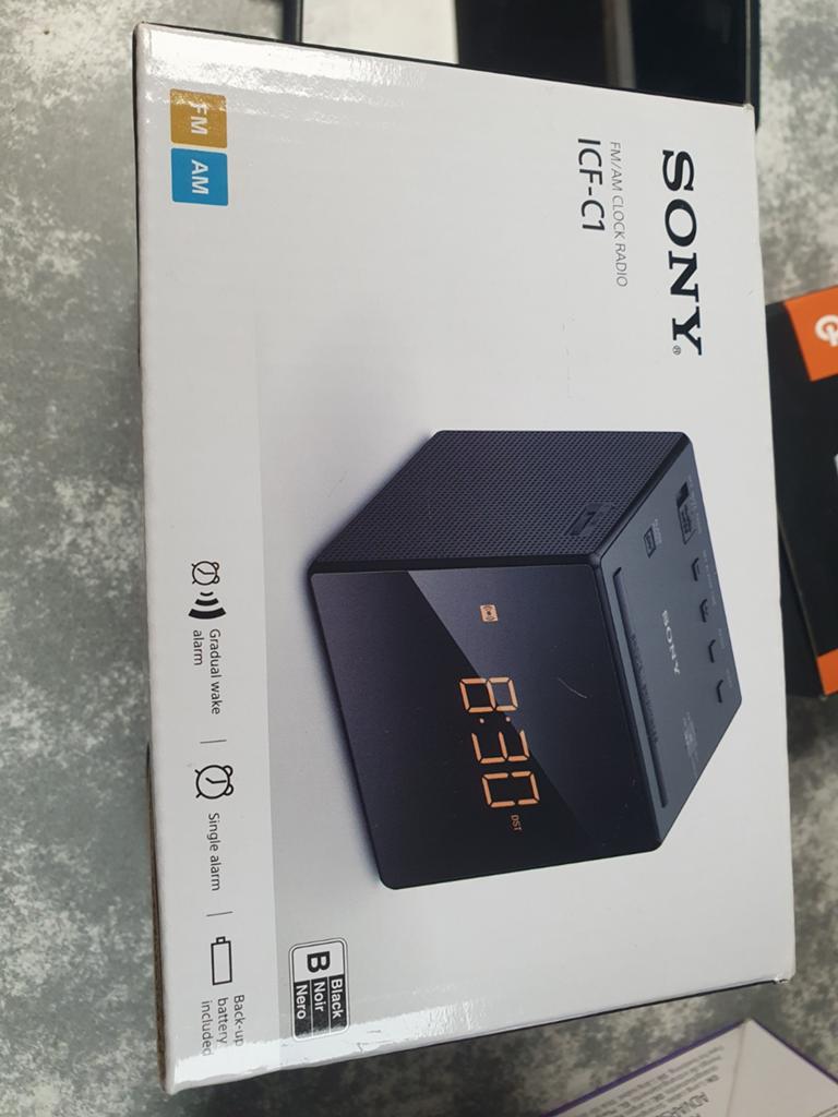 Sony ICF-C1 FM/AM Wekkerradio - Nieuw in doos, Ophalen of Verzenden, Nieuw, Radio