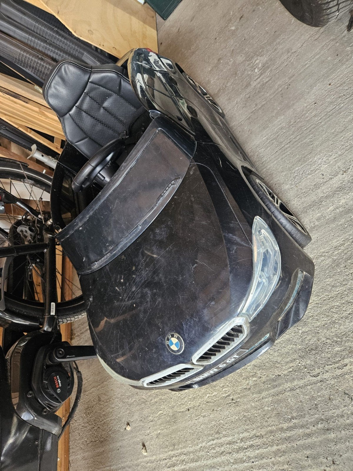 BMW Elektrische kinderauto 18V Bosch accu, Gebruikt
