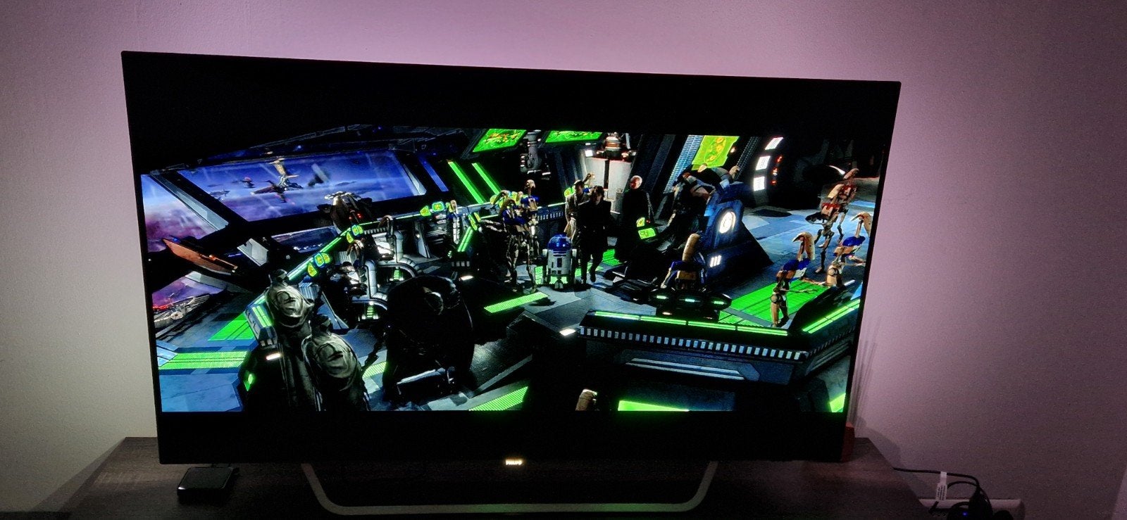 Philips 55POS9002 – 55 inch 4K OLED TV met 3-zijdig Ambiligh, Ophalen, Philips, Gebruikt, 100 cm of meer