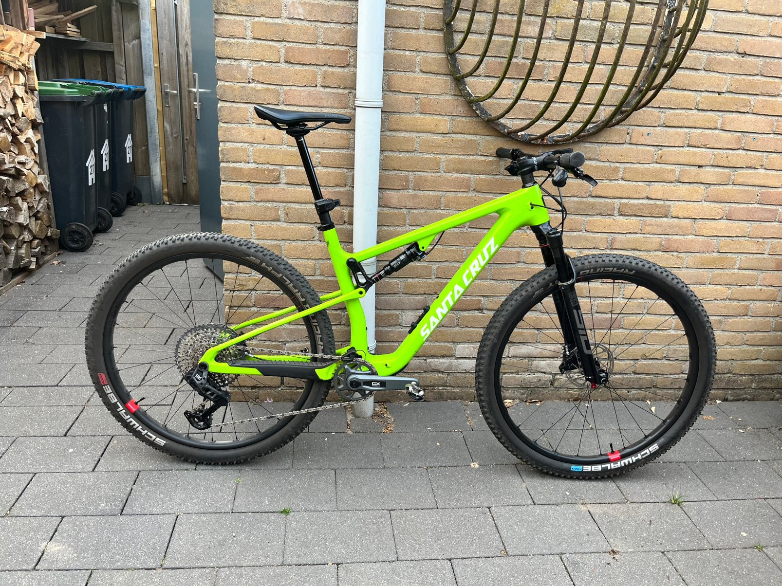 Santa Cruz Blur , reserve carbon wielen , Sram axs T, Fietsen en Brommers, 45 tot 49 cm, Zo goed als nieuw, Schijfrem, Ophalen