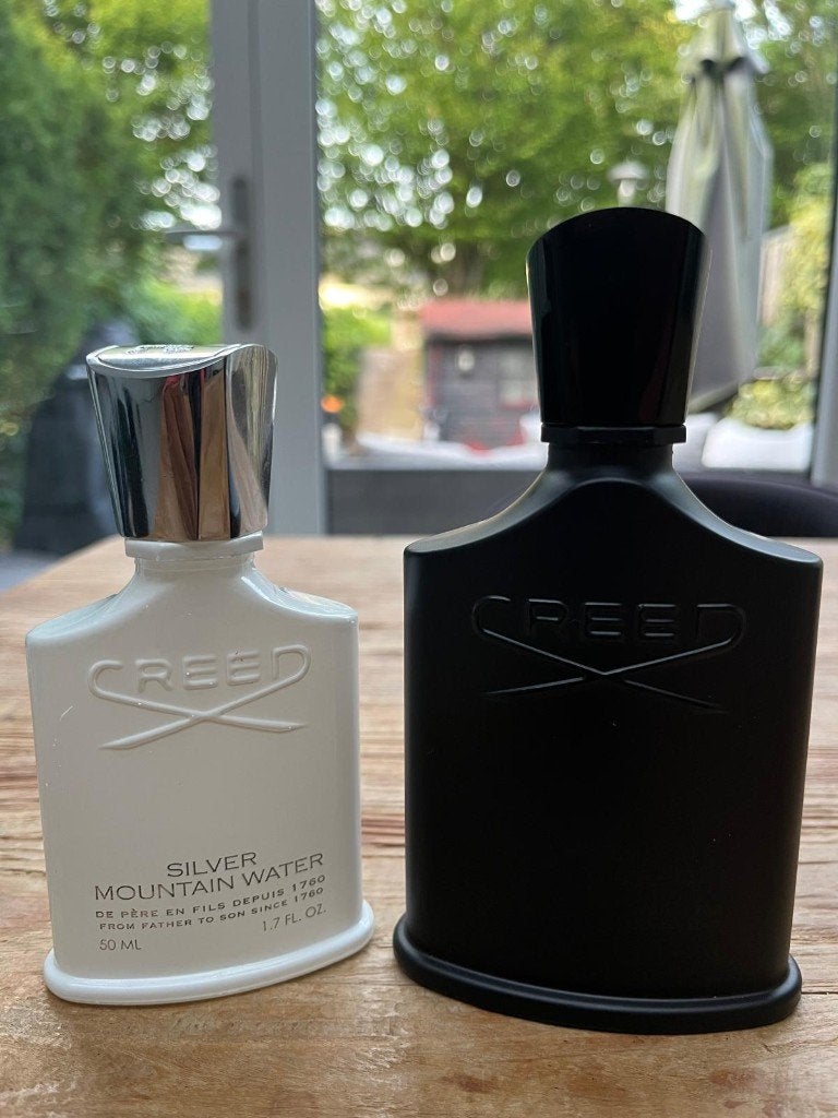 Creed Greens Irish Tweed / Silver Mountain Water, Sieraden, Tassen en Uiterlijk, Uiterlijk | Parfum, Ophalen of Verzenden, Zo goed als nieuw