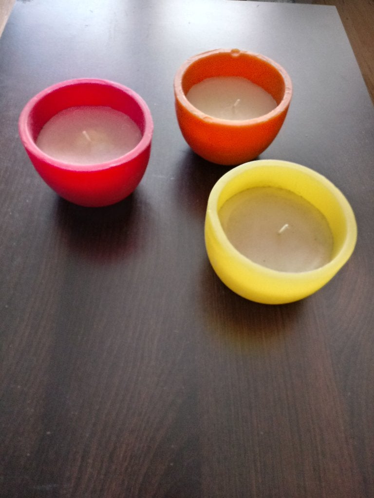 Citronella kaars - 3 types (nieuw), Overige materialen, Nieuw, Kaars, Meerkleurig