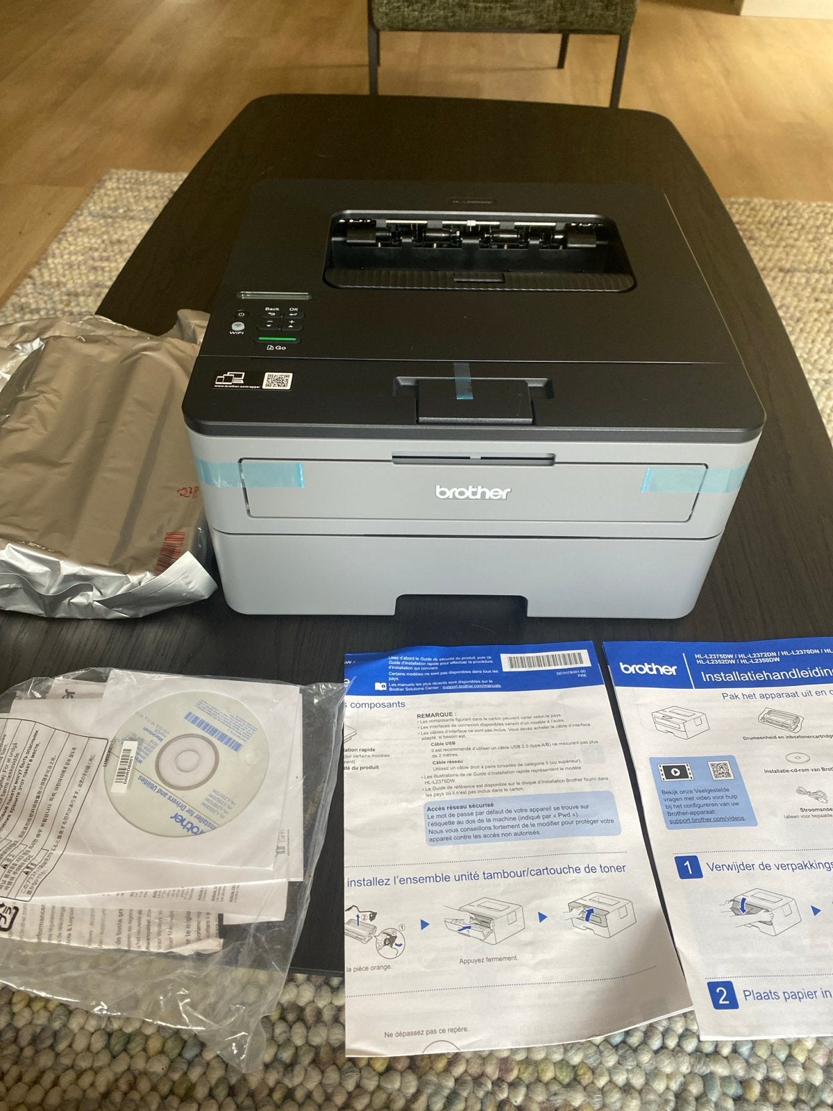 Brother HL-L2350DW laserprinter met wifi - Nieuwstaat, Zwart-en-wit printen, Printer, Nieuw, Ophalen of Verzenden