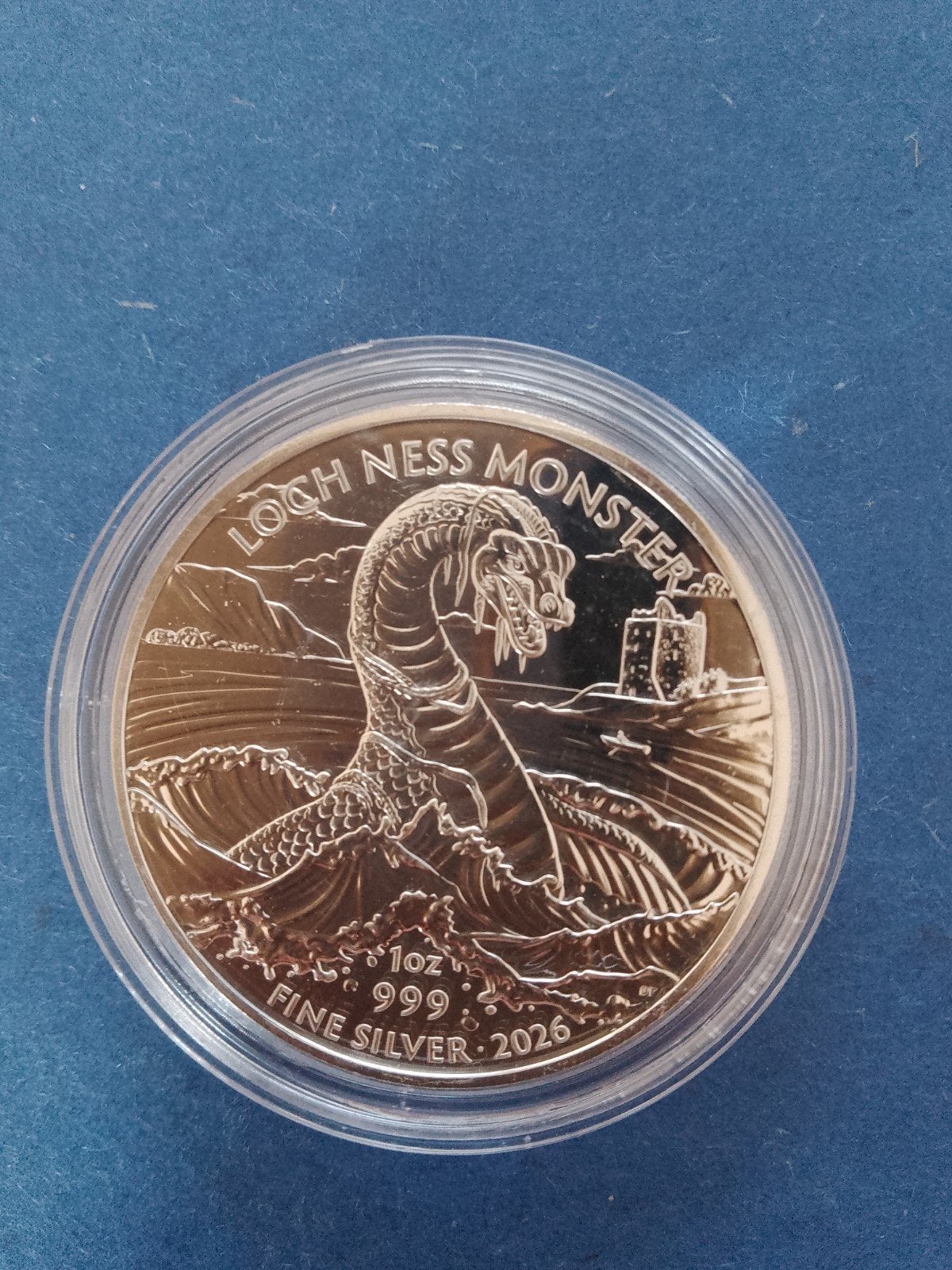 Monster of Loch Ness 2026 1 oz zilver, Ophalen of Verzenden, Zilver