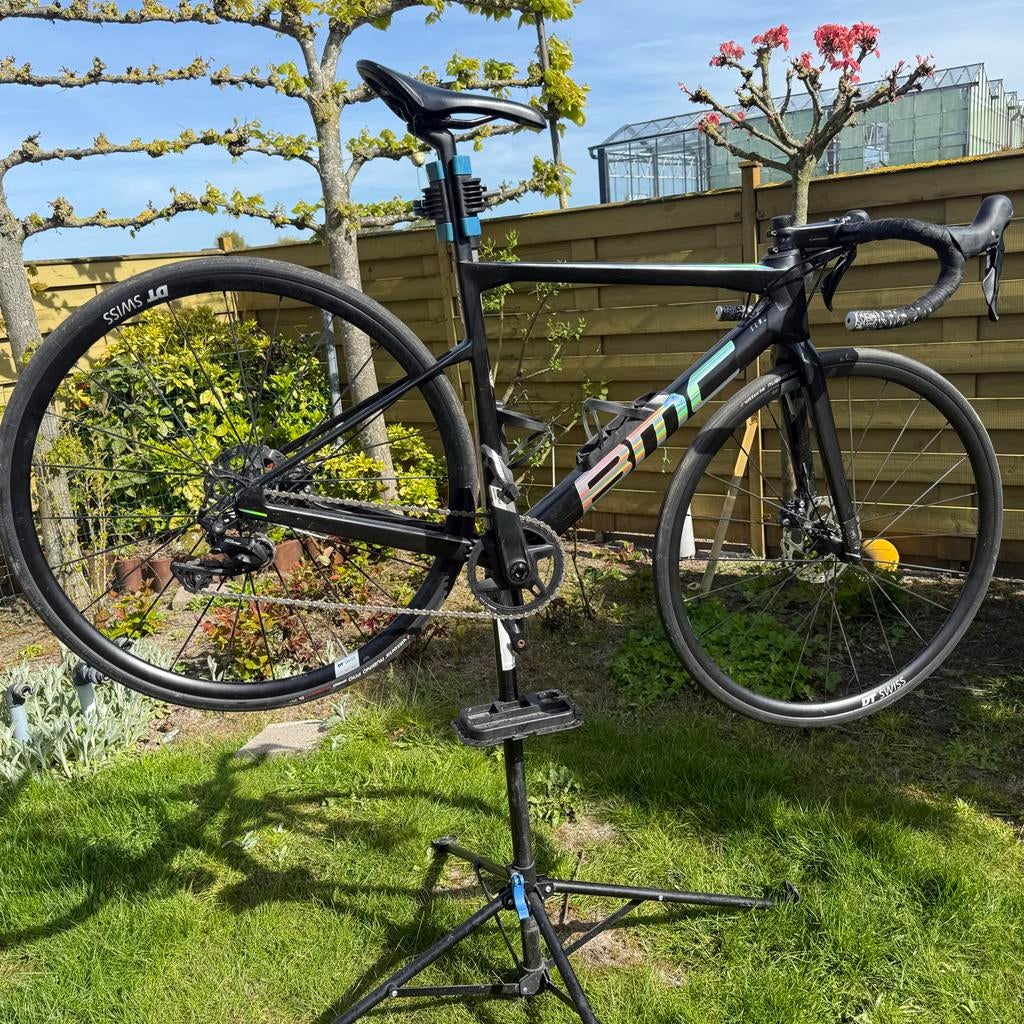 Racefiets met vermogensmeter en bijna nieuwe velgen, Overige merken, 28 inch, Gebruikt, Carbon
