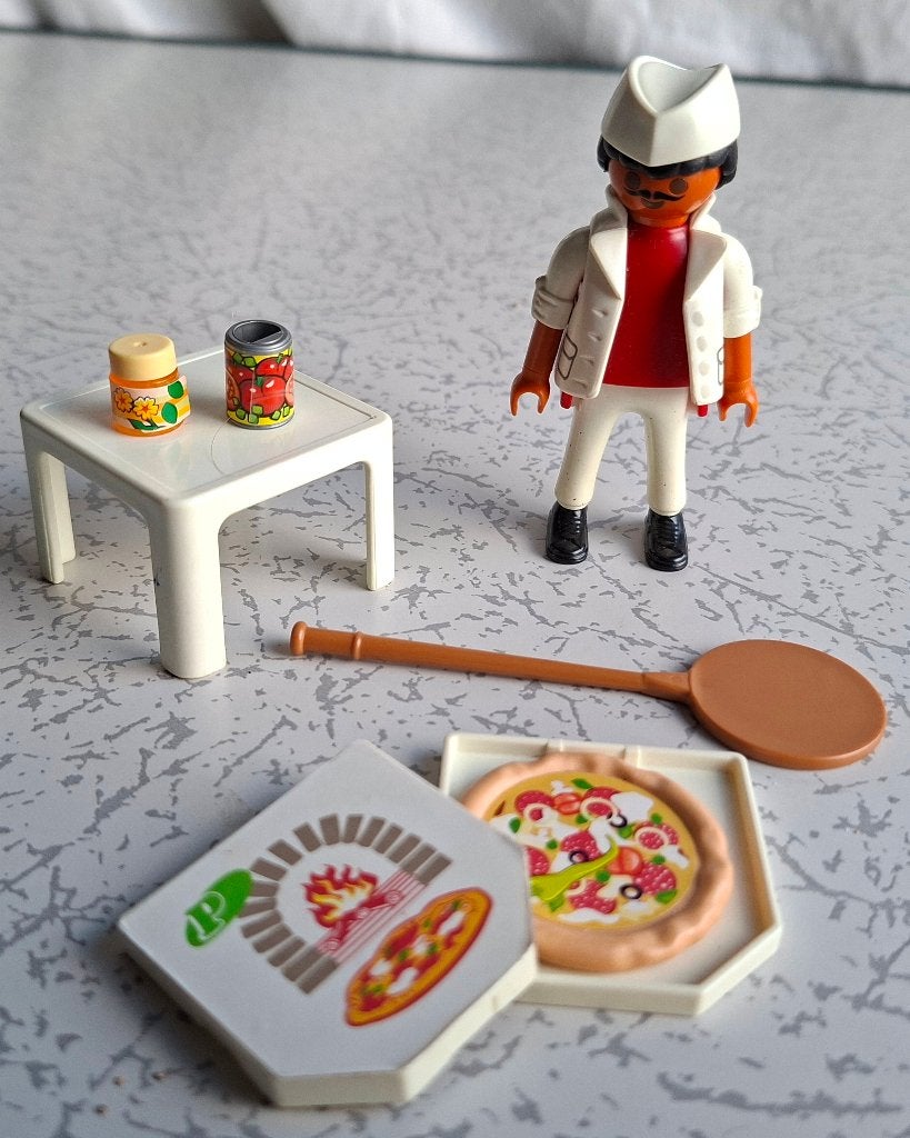 Playmobil 4766 Pizza Bakker, Gebruikt, Complete set, Overige typen, Ophalen of Verzenden