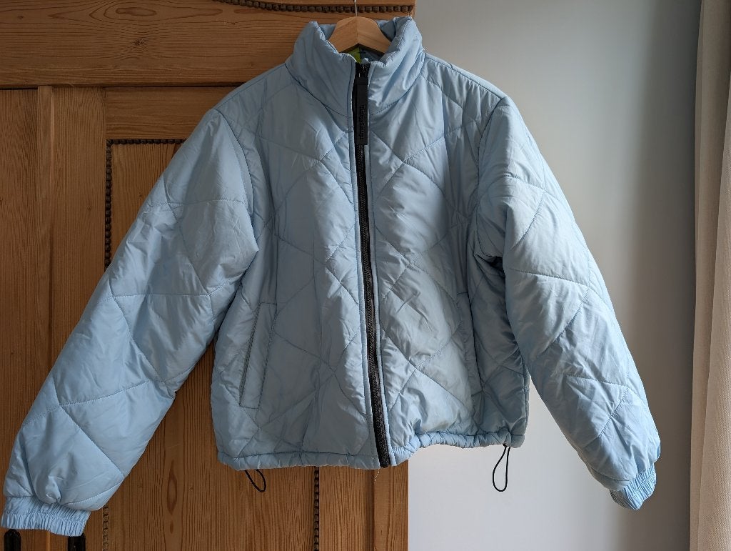 Winterjas, Ophalen of Verzenden, Zo goed als nieuw, Maat 38/40 (M), Blauw