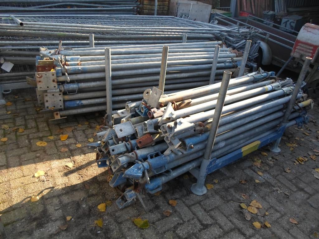 Te huur schoorstempels ( trek en duw schoren ) bouwstempels, Ophalen, Gebruikt, 50 tot 100 mm, Overige typen