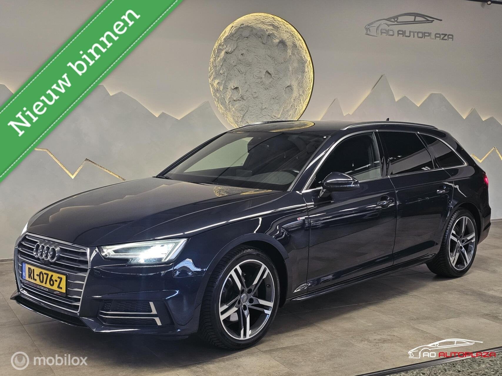 Audi A4 Avant 1.4 TFSI Sport 3x S line Carplay/Trekhaak/NAP, Euro 6, 4 cilinders, 150 pk, Blauw