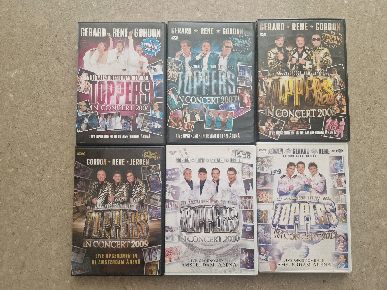 Toppers in Concert DVD Collectie (2006-2012), Cd's en Dvd's, Dvd's | Muziek en Concerten, Alle leeftijden, Nederlands, Zo goed als nieuw
