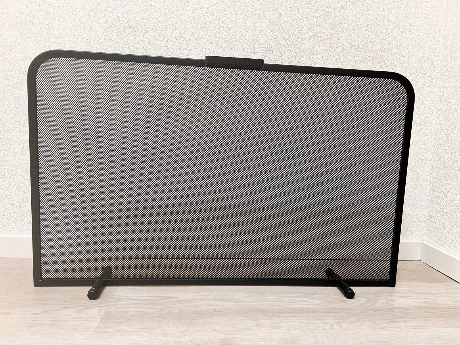 Spatscherm open haard 80 x 48,5 cm, Ophalen of Verzenden, Gebruikt, Zwart, Metaal