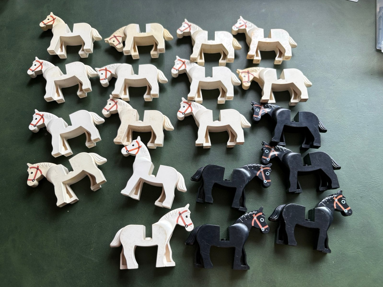 Partij lego paarden, Lego, Lego, Overige typen, Ophalen of Verzenden