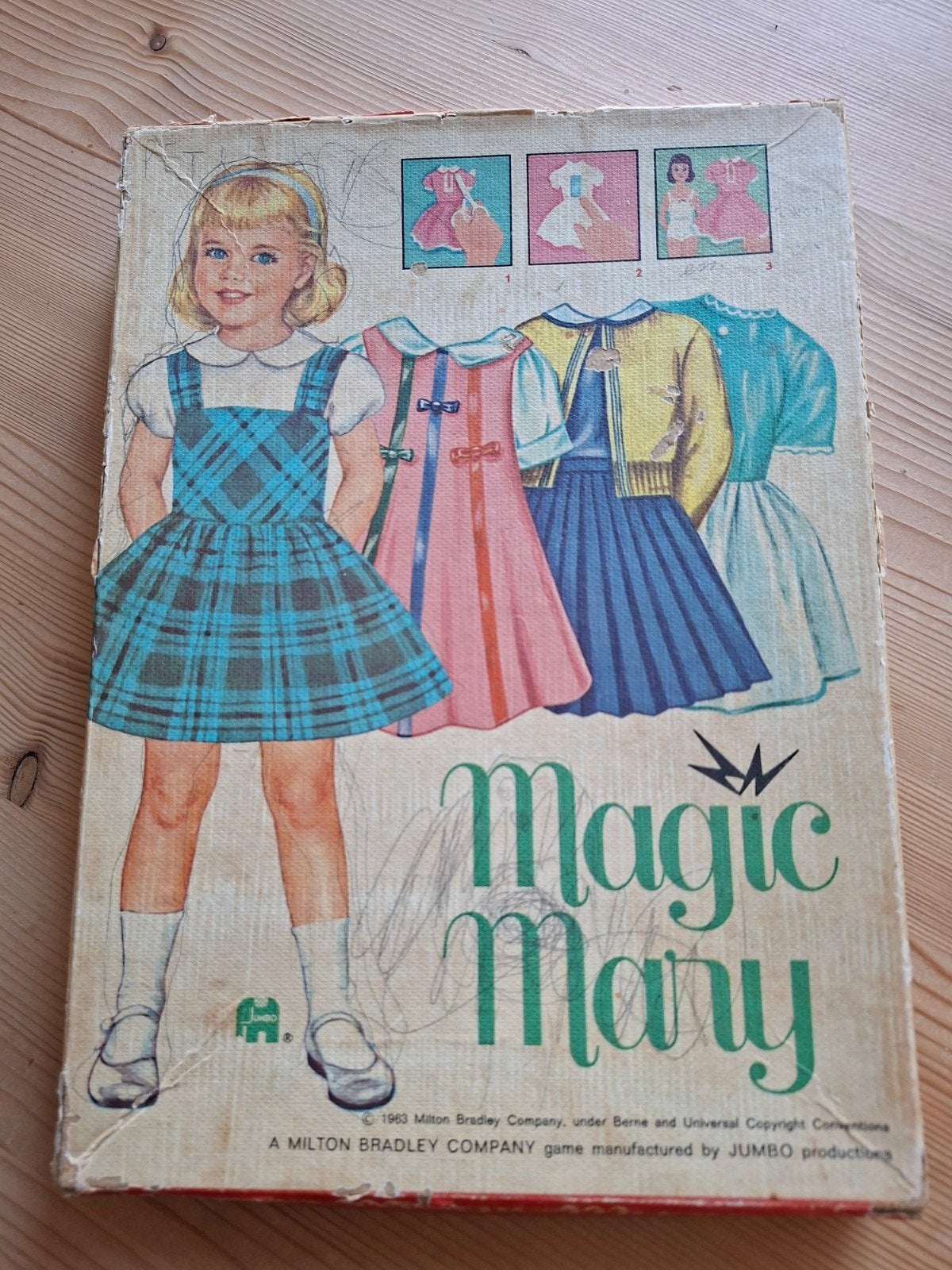 Vintage aankleedpop Jumbo uit 1963, Ophalen of Verzenden