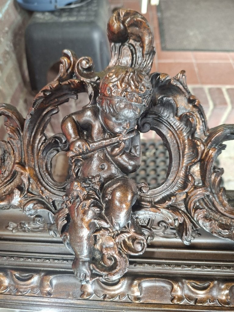 Te Koop Antieke Barok spiegel, Ophalen, Rechthoekig, 50 tot 100 cm, 100 tot 150 cm