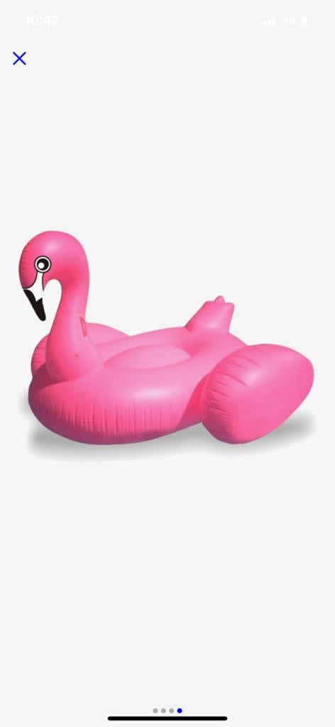 Flamingo opblaasfiguur zwembad groot, Ophalen of Verzenden, Gebruikt