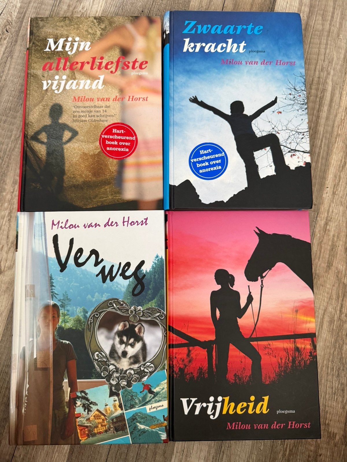 Milou van der horst boeken, Ophalen of Verzenden, Zo goed als nieuw, Fictie