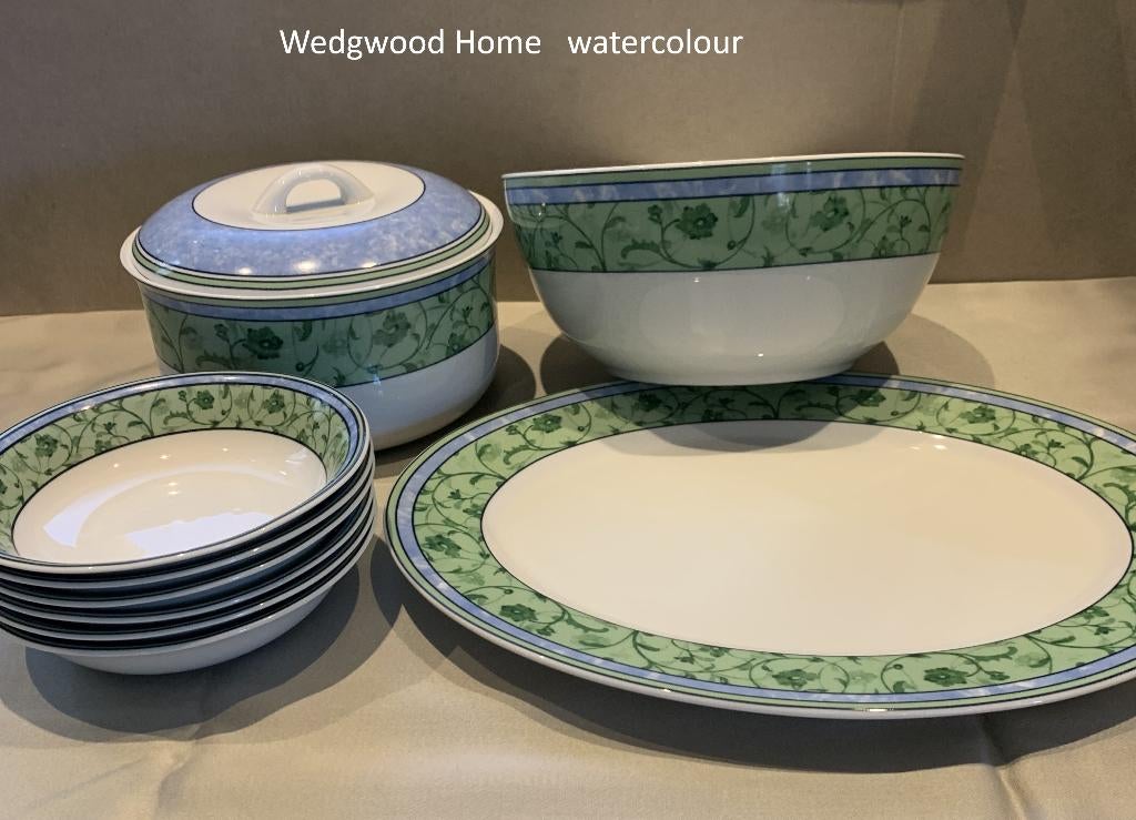 servies, serviesdelen, Wedgwood Home watercolour, nog nieuw, Ophalen