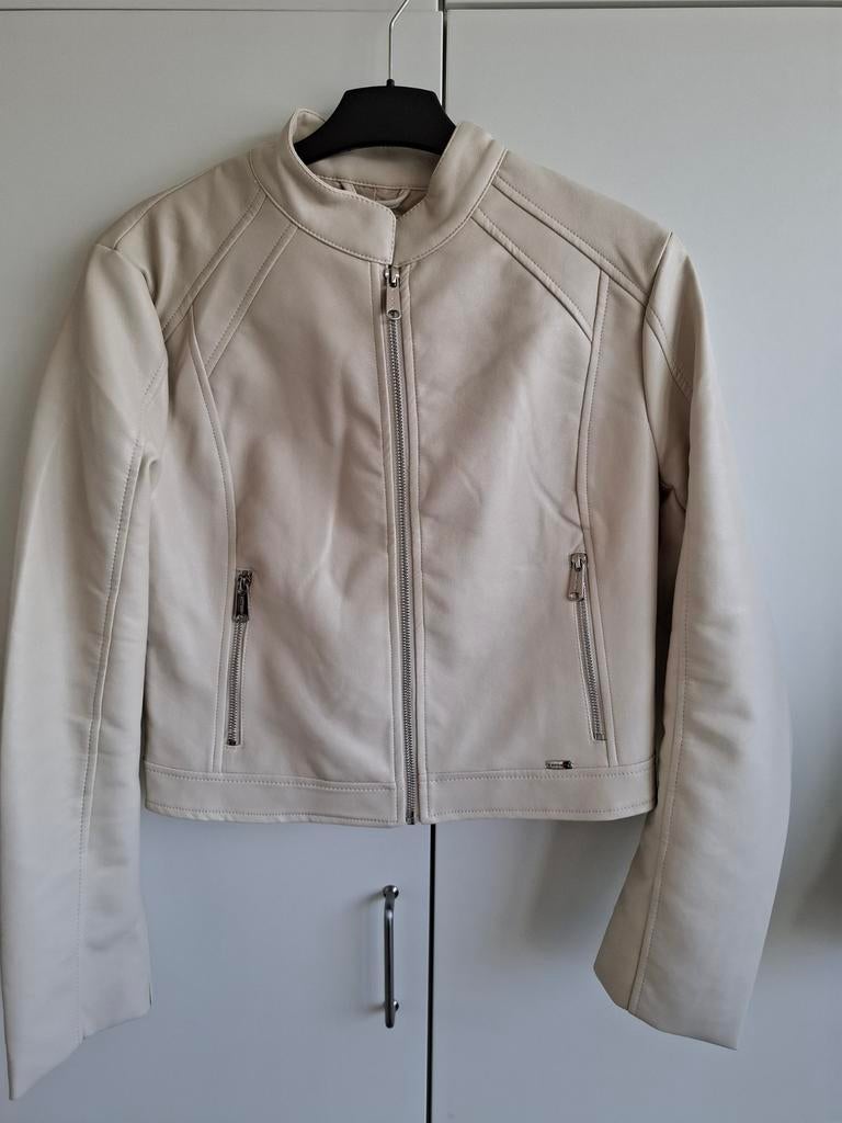 Mooie Nep leer jasje, Kleding | Dames, Overige kleuren, Maat 42/44 (L), Ophalen of Verzenden, Zo goed als nieuw