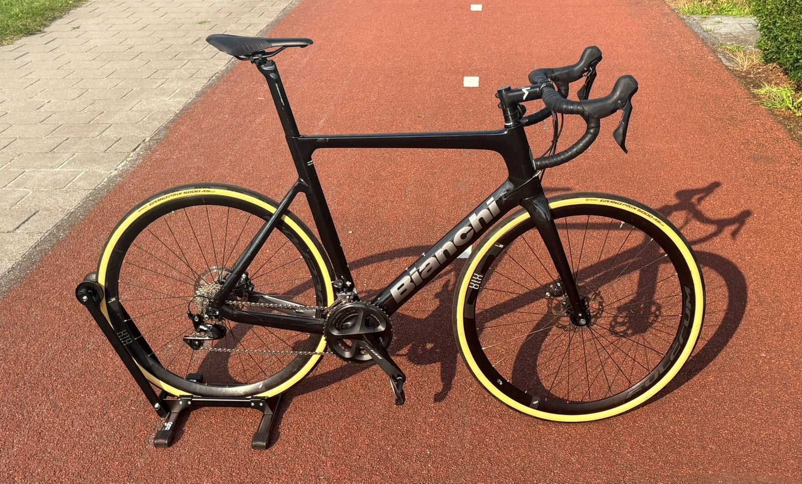Bianchi Aria Disc – Shimano 105 – Maat 61 - tubeless, Overige merken, Carbon, Ophalen of Verzenden, Zo goed als nieuw
